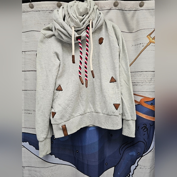 Naketano double cowl hoodie, size L - Picture 1 of 5